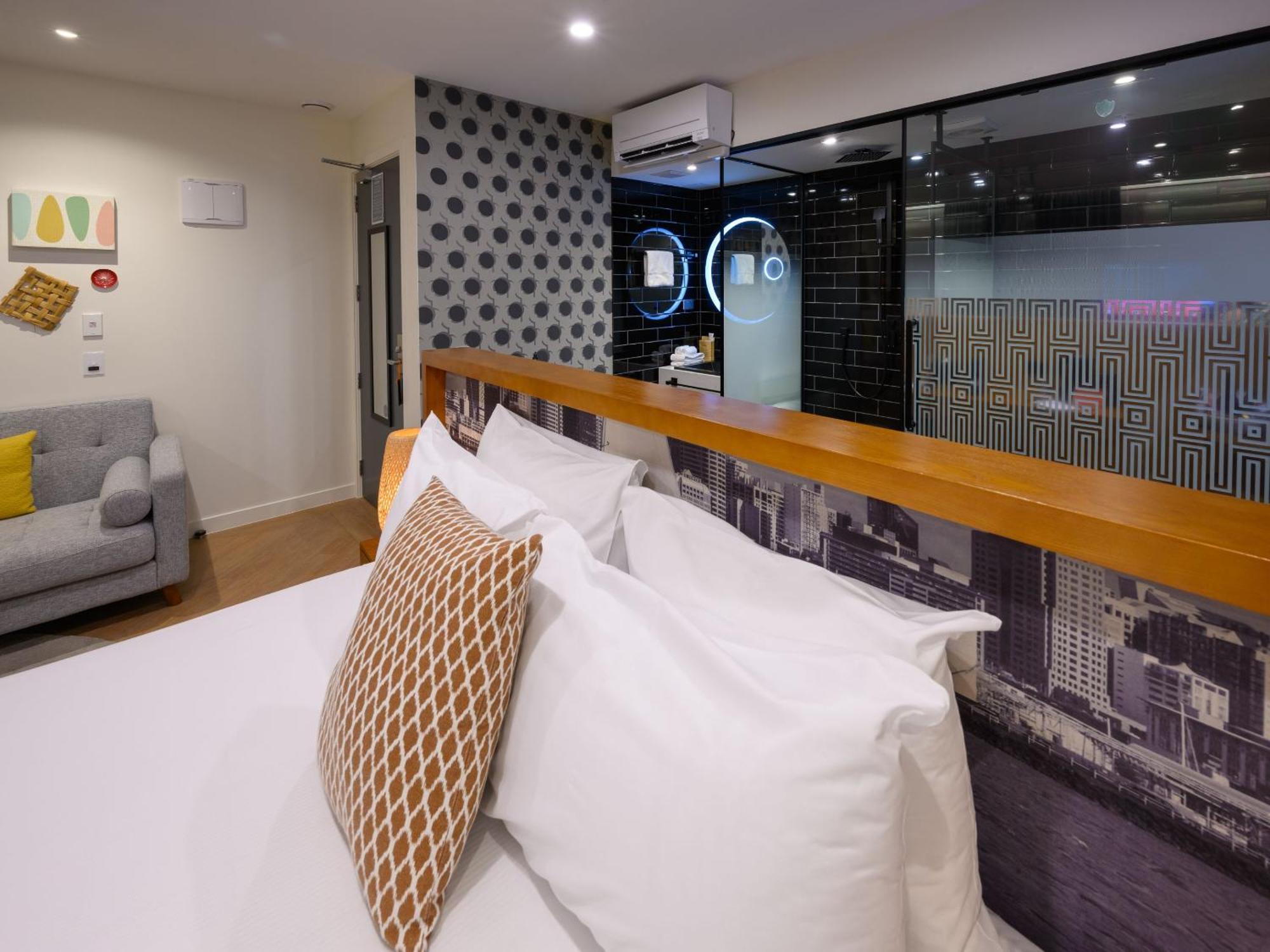 Ohtel Auckland Hotel Eksteriør billede A room at the hotel