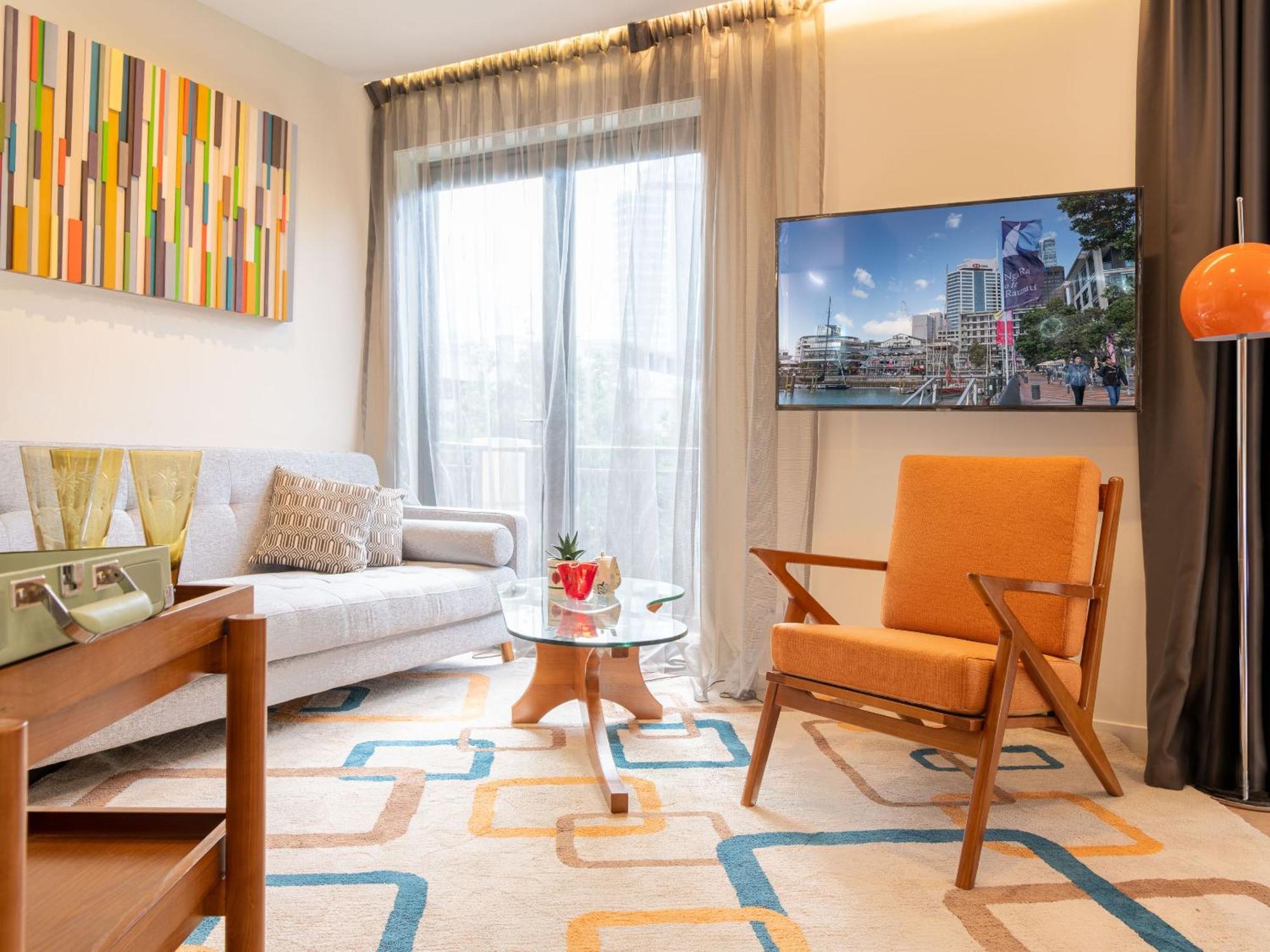 Ohtel Auckland Hotel Eksteriør billede Living room